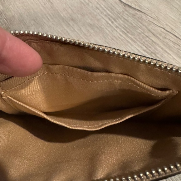 Coach Small Wristlet Wallet-Gold, Sparkly, New Year's Eve - Picture 5 of 9